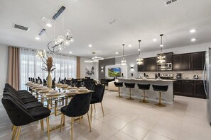 Dining - Last Minute Disney! Private Pool, Hot Tub, Game Room & Themed Bedrooms. Book Now! #WIR439 (Orlando)