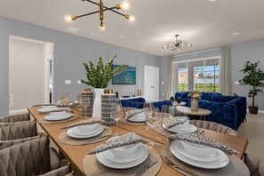 Dining - Last Minute Disney! Private Pool, Hot Tub, Game Room & Themed Bedrooms. Book Now! #WIR444 (Orlando)