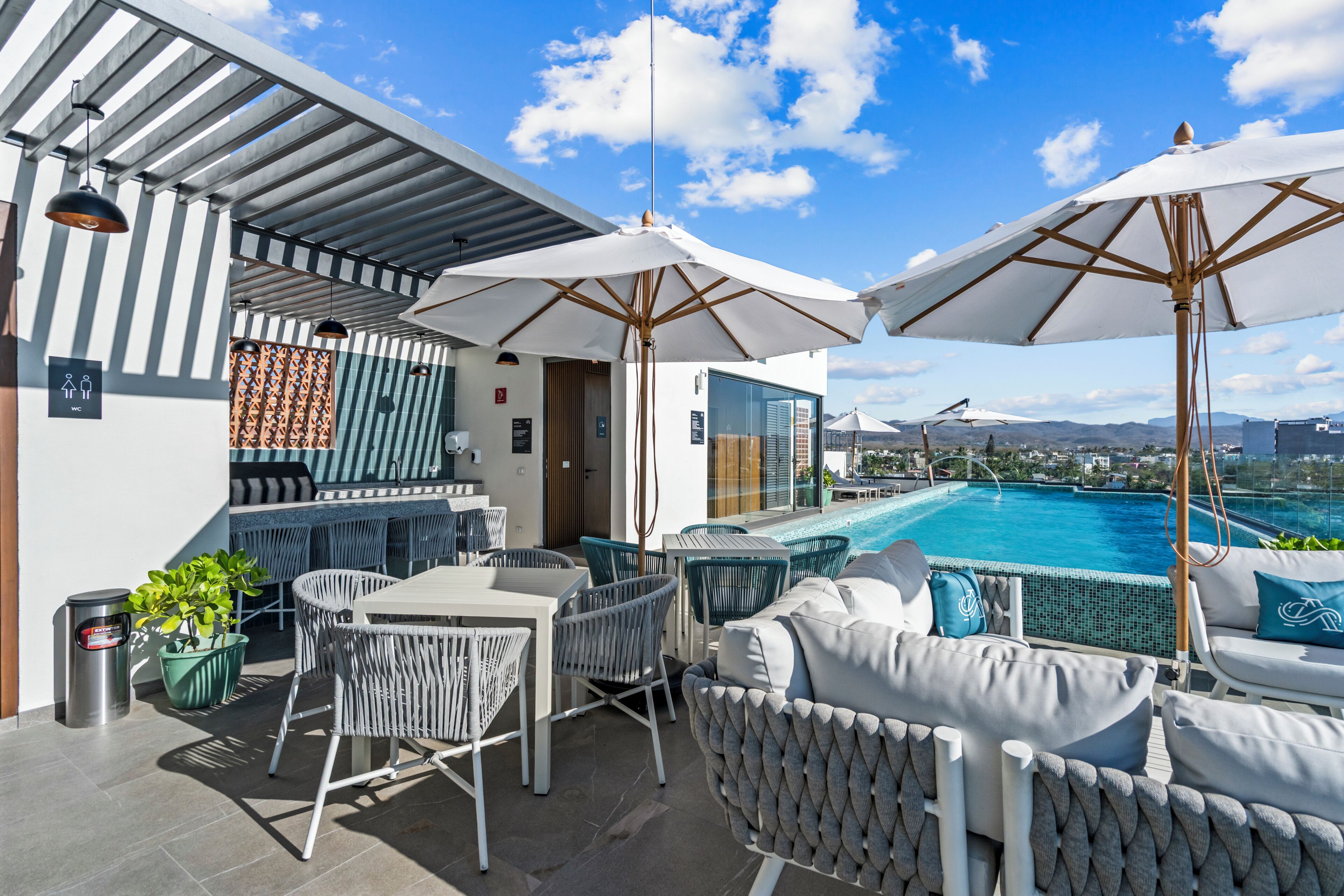 Terraza en la azotea