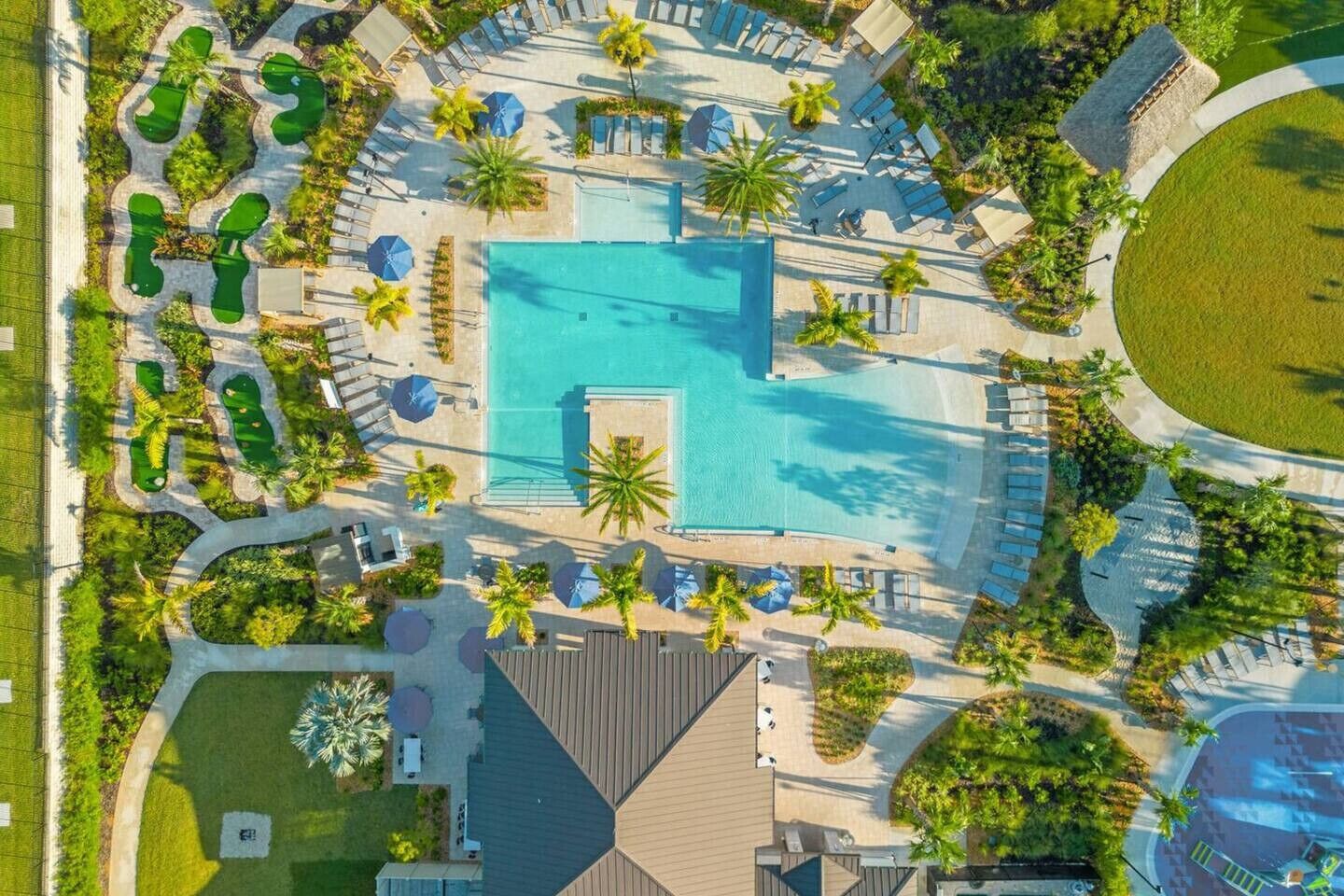 Una piscina climatizada