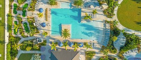 Una piscina climatizada