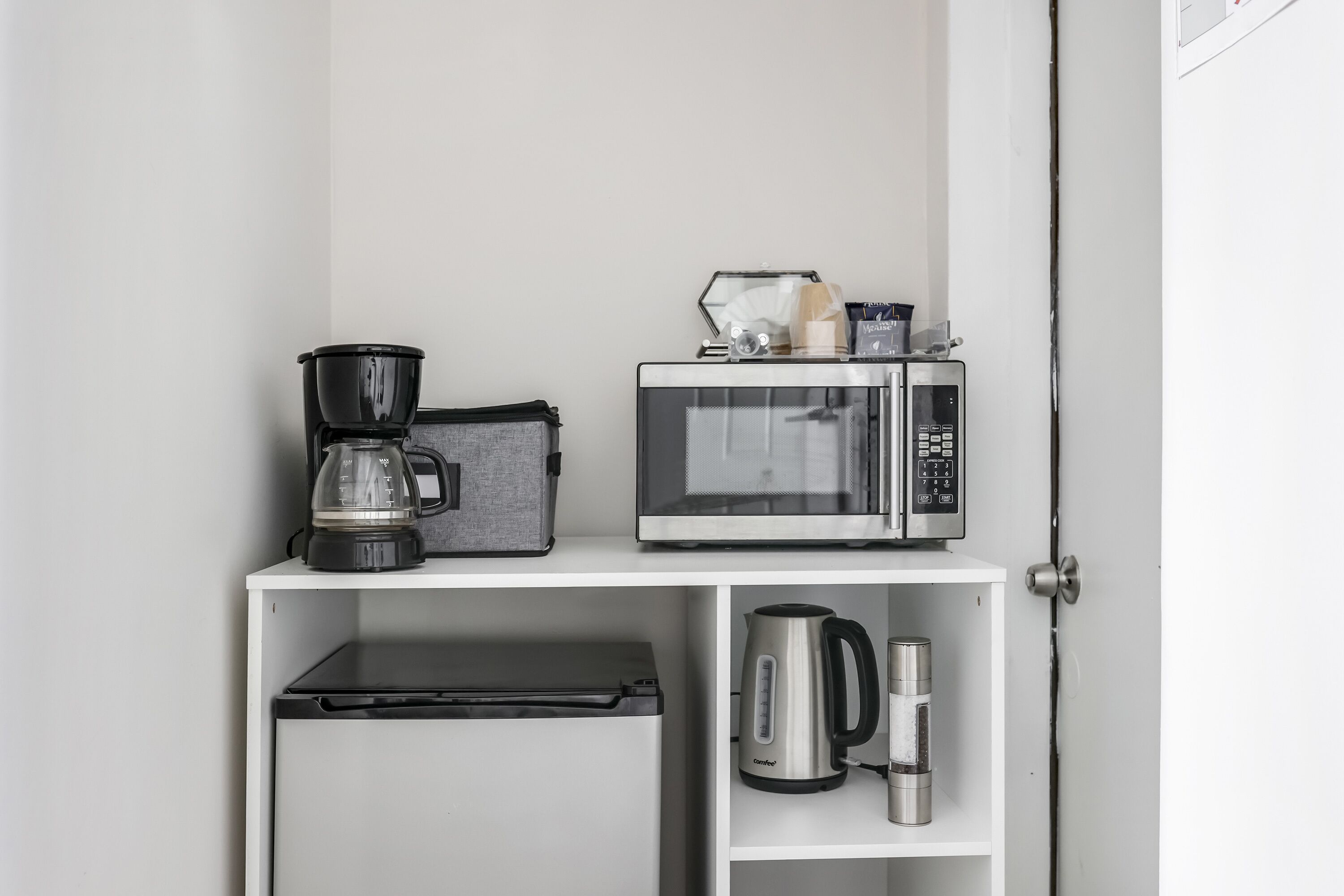 Chambre Standard, 1 lit double, coin cuisine | Coin cuisine privé | Réfrigérateur, micro-ondes