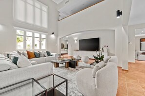 Living area - Villa Paloma @ Dorado Beach Resort & Club (Dorado)