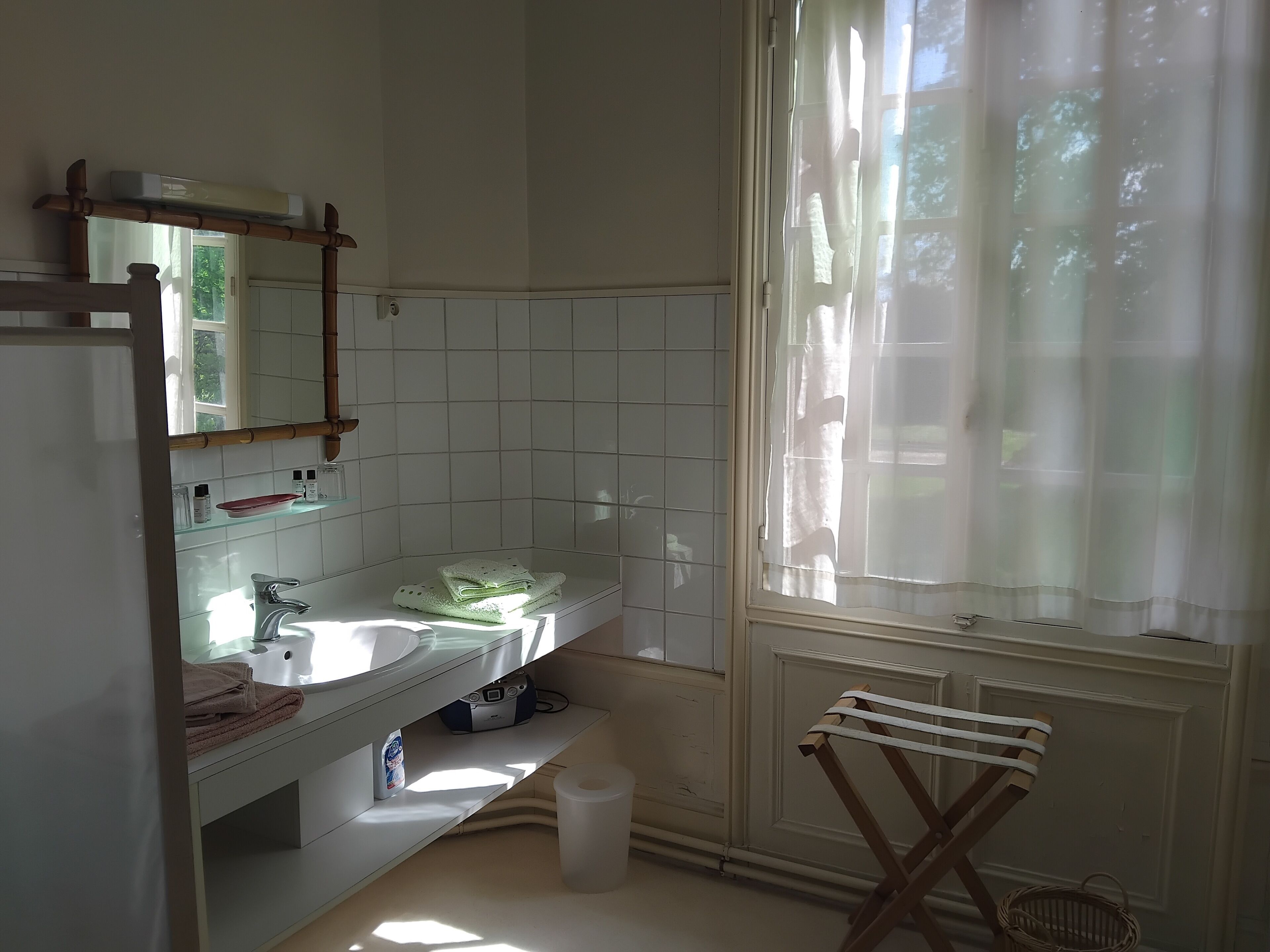 Comfort-Zweibettzimmer, Parkblick | Badezimmer