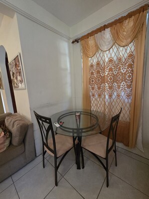 Dining - Adorable 3-bedroom apartment with AC in Elms Hall Roseau. (Elms Hall, Roseau)