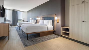 Studio, 2 Queen Beds with Sofa bed