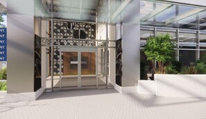 Entrée de l’hébergement 