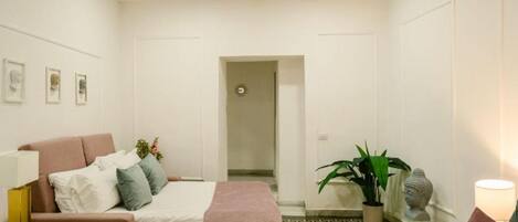 1 soverom og strykejern/-brett