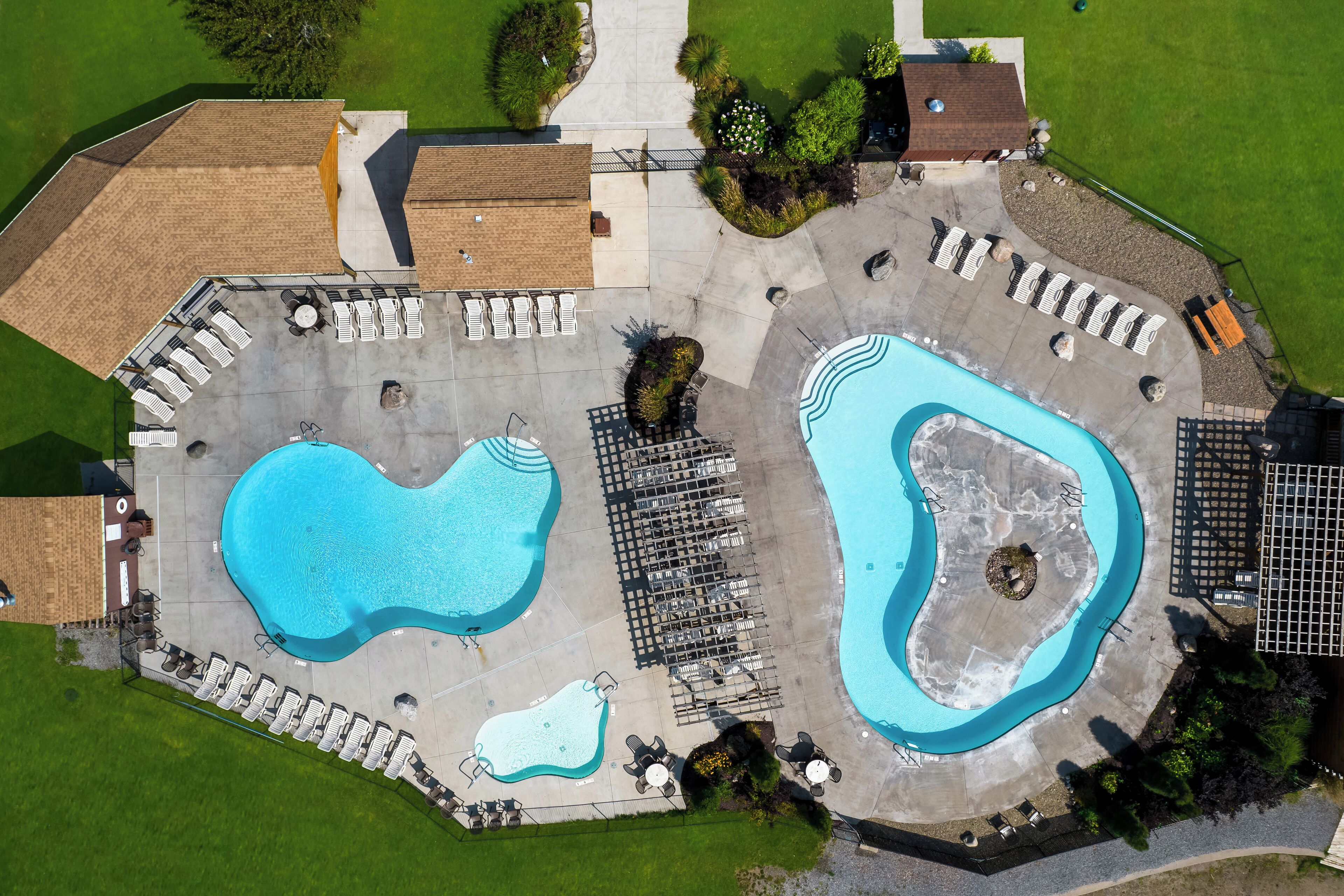 Seasonal outdoor pool