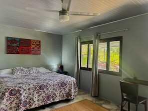 Eenpersoonskamer, uitzicht op tuin | Gratis wifi