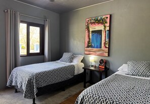 Eenpersoonskamer, uitzicht op tuin | Gratis wifi