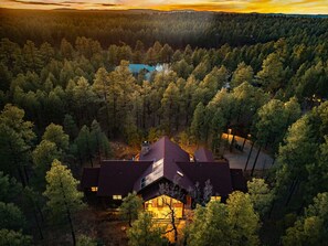 Exterior - Secluded Lux Cabin: Forest Views, Pool Table, Deck (Show Low)