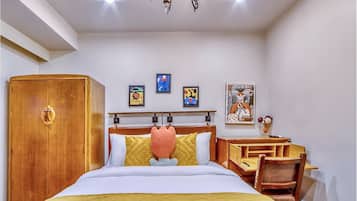 Gallery Room, 1 Queen Bed | Sábanas de algodón egipcio, ropa de cama de alta calidad y edredón