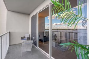 Terrace/patio - Renovated & Exclusive Lake Condo w/Disney view! (Orlando)