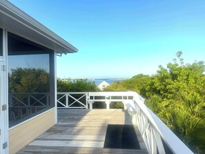 Terrace/patio - Summerview- Private Seaview Home on Lubbers Quarters (Lubbers Quarters)