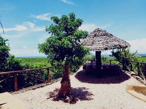 Outdoor dining - MONKEY MOUNTAIN LODGE (mtende)