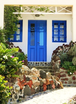 Exterior detail - Panorama Apartments (Santorini)