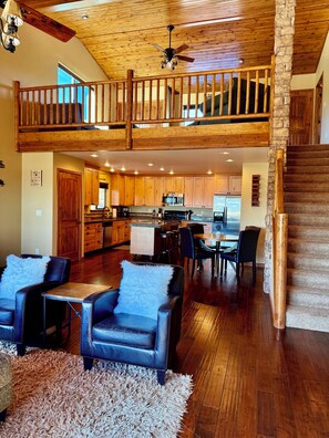 Interior - Rim Retreat in the Pines, modern, cozy cabin nestled in the Ponderosa Pines. (Pine)