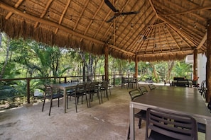 Outdoor dining - Luxury Villa at Bosques De Bambu | Private Pool (Playa del Carmen)