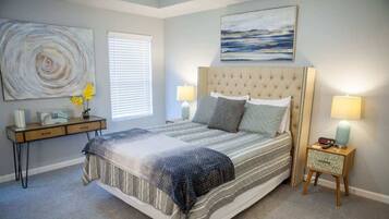 4 habitaciones, tabla de planchar con plancha, wifi y ropa de cama