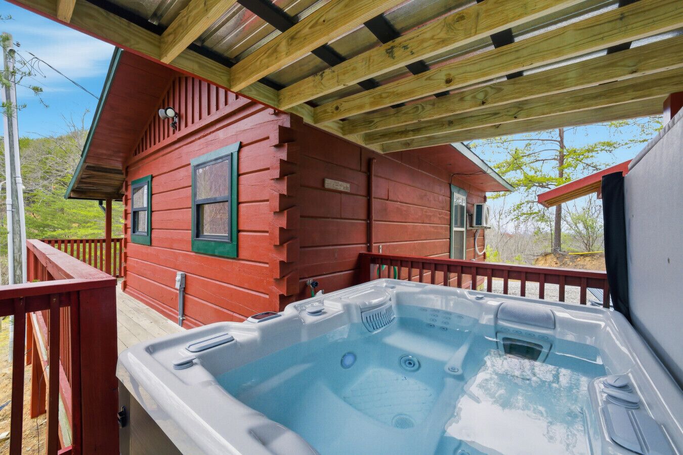 Bain à remous extérieur