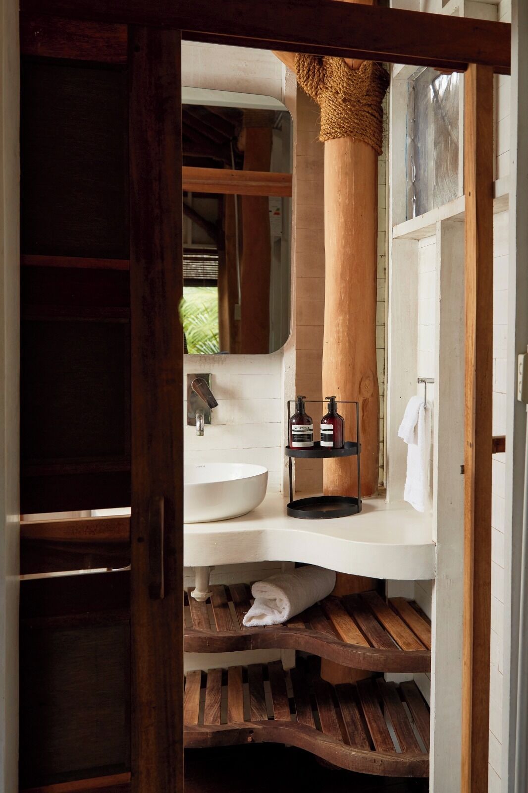 Regadera, jabón, shampoo, papel de baño 