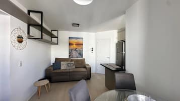 Basic Apartment, Balcony | Living area