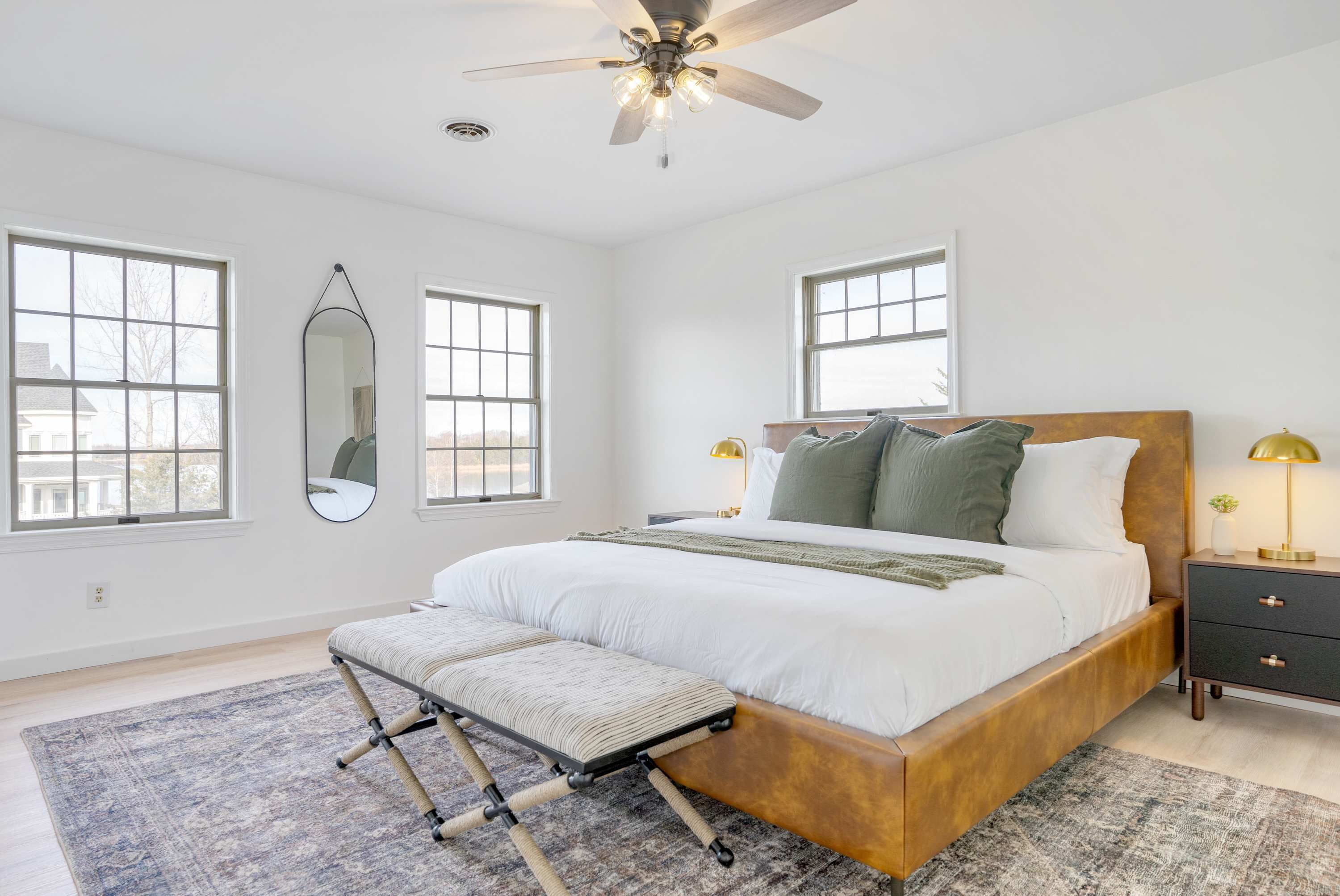 3 bedrooms, iron/ironing board, travel cot, WiFi