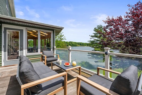 Lakefront Luxe Retreat | Beach, Pools, Pickleball