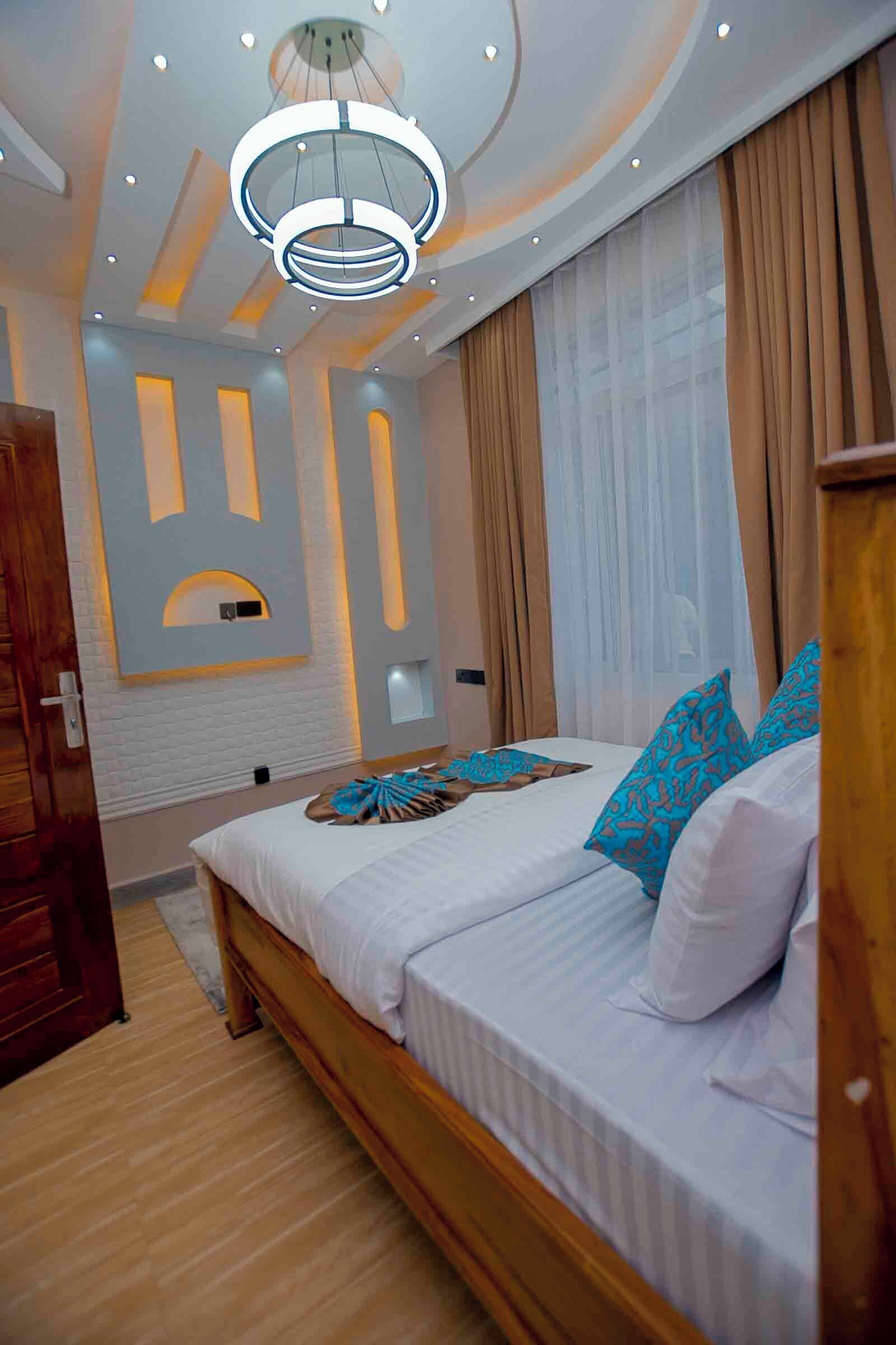 شقة عائلية - غرفتا نوم - منظر للحديقة | مكتب ومساحة عمل للكمبيوتر المحمول وواي فاي مجانًا