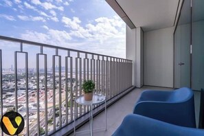 Luxury Apartment, Balcony, City View | Balcony view - Vogue | Downtown with Direct Access to Dubai Mall (Dubai)
