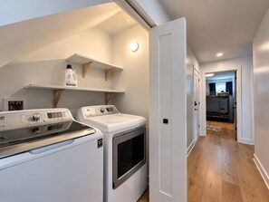 Washer and dryer area
