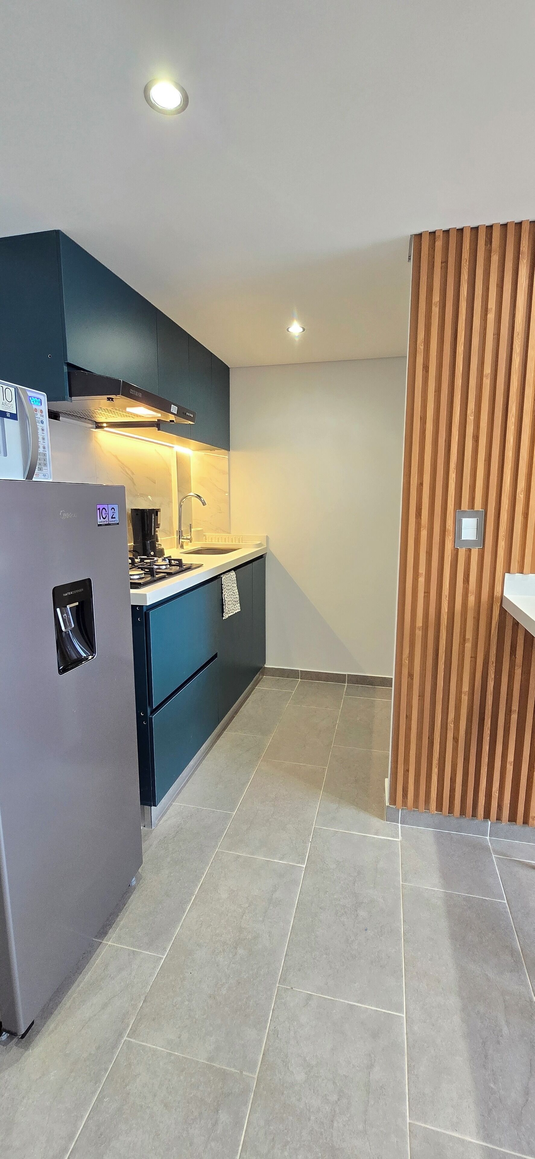 高級公寓, 陽台, 城市景觀 | 私人廚房