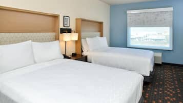 Standard Double Room, 2 Queen Beds, City View | Iron/ironing board, free WiFi, wheelchair access