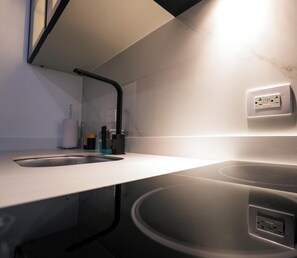 Loft Basic, vista giardino | Cucina privata