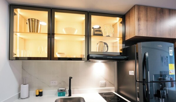 Basic Loft, Garden View | Dapur peribadi