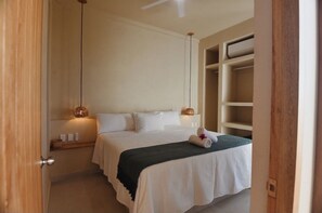 5 slaapkamers, een kluis op de kamer, een strijkplank/strijkijzer