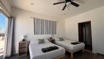 Deluxe Double Room, Partial Sea View | Desk, laptop workspace, free WiFi