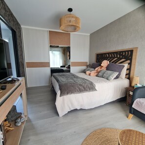 1 makuuhuone, silitysrauta/-lauta, Wi-Fi, vuodevaatteet