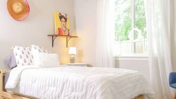 Desk, iron/ironing board, travel crib, WiFi