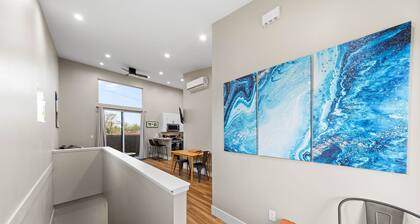 Modern Midtown Oasis: Mountain Views & Walkable Vibes