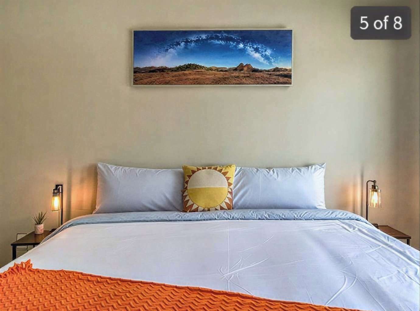 2 slaapkamers, een strijkplank/strijkijzer, wifi, beddengoed