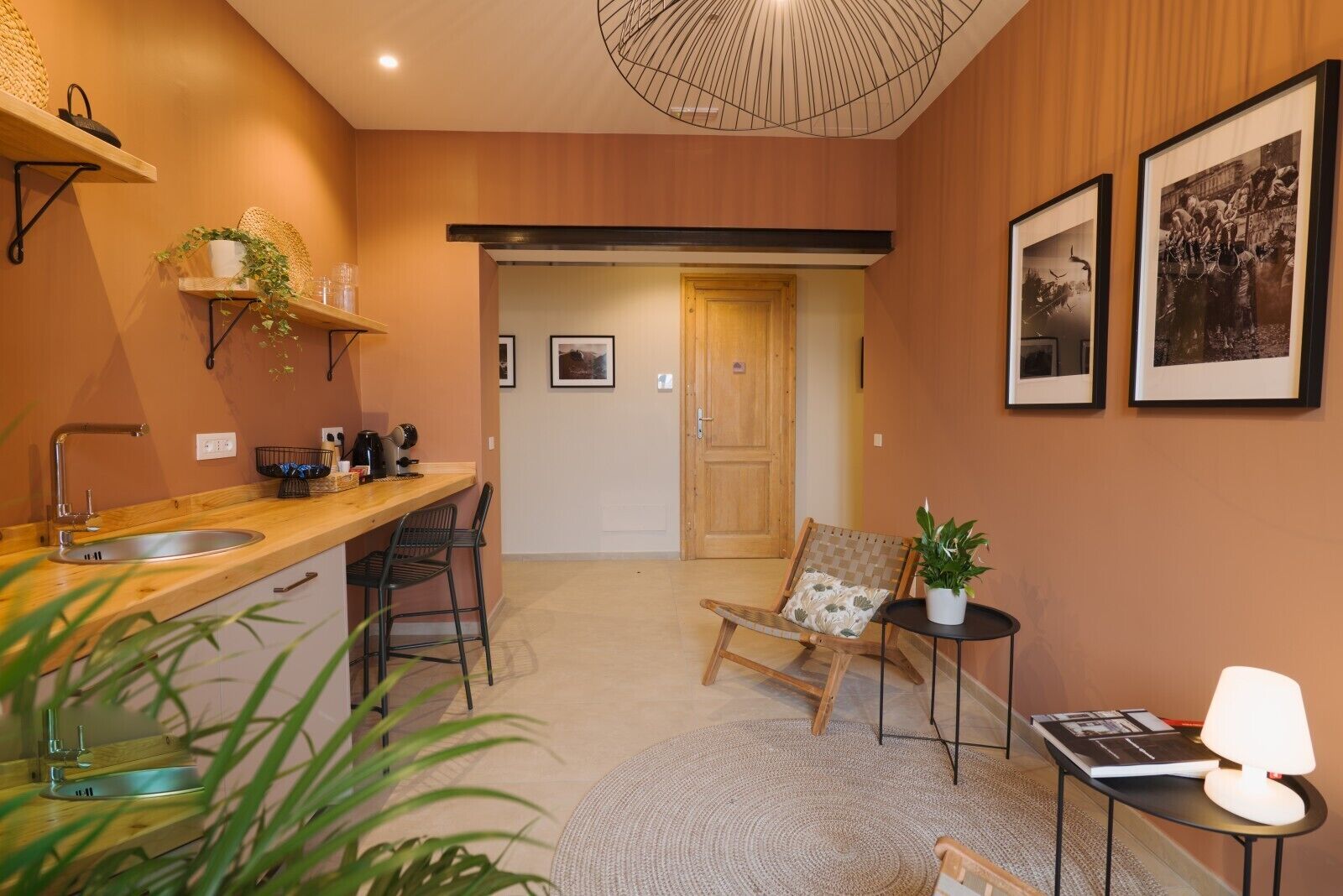 Coin salon dans le hall