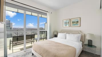 Appartement Confort, vue sur la ville | Bureau, espace de travail pour ordinateurs portables