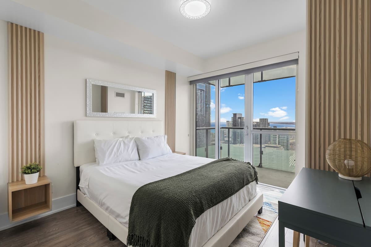 Comfort Apartment, City View | Desk, laptop workspace, iron/ironing board, free WiFi