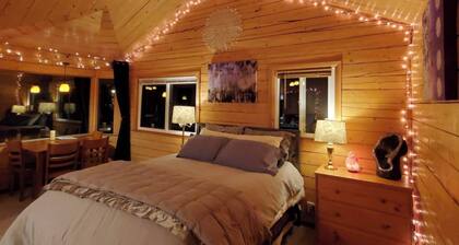 The Aurora at Little Bear Getaway Cabins is peaceful seclusion