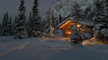 Cabaña, varias camas, vista a la montaña | Vista a la montaña