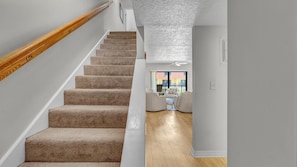 Interior - Sunny Two-Story Condo w/ Private Balcony, Heated Pool, Steps from the Pier! ☀️🏖️ (Cocoa Beach)