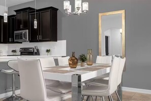 Dining - Stylish home with game room & private waterpark view (Davenport)