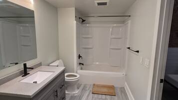 Towels, soap, toilet paper